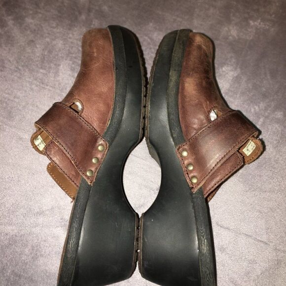 Crocs Brown Slide Mule Clogs Size 7 - Picture 4 of 11